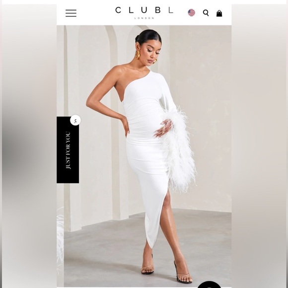 Club L London Maternity Dress - Picture 1 of 13